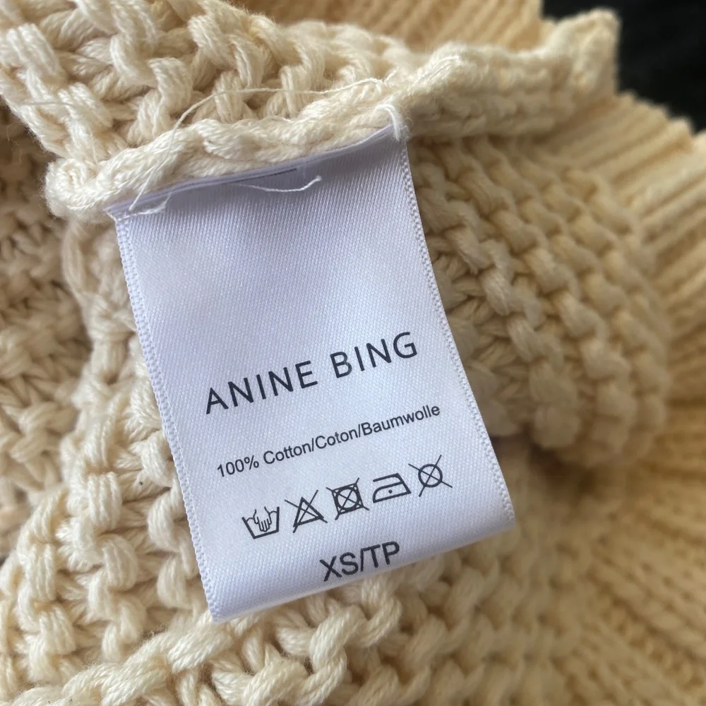 NWT Anine Bing XS Bell Sleeve Knit Sweater - Picture 11 of 12